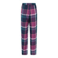 Dark Purple - Back - Mountain Warehouse Womens-Ladies Flannel Lounge Pants