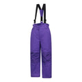 Purple - Side - Mountain Warehouse Childrens-Kids Honey Ski Trousers