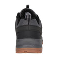 Grey - Back - Mountain Warehouse Mens Route Suede Waterproof Outdoor Walking Shoes