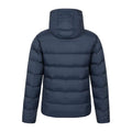 Navy - Back - Mountain Warehouse Mens Stratus Down Packable Hooded Jacket