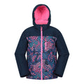 Navy - Side - Mountain Warehouse Childrens-Kids Vortex Extreme Waterproof Ski Jacket & Trousers