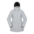 Light Grey - Front - Mountain Warehouse Womens-Ladies Snowdrift Waterproof Ski Jacket