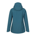 Teal - Back - Mountain Warehouse Womens-Ladies Tempest Waterproof 3 Layer Ski Jacket