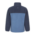 Blue - Back - Mountain Warehouse Childrens-Kids Colour Block Bonded Jacket