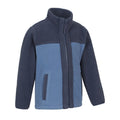 Blue - Lifestyle - Mountain Warehouse Childrens-Kids Colour Block Bonded Jacket