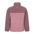 Pink - Back - Mountain Warehouse Childrens-Kids Colour Block Bonded Jacket