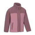 Pink - Side - Mountain Warehouse Childrens-Kids Colour Block Bonded Jacket