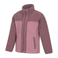 Pink - Lifestyle - Mountain Warehouse Childrens-Kids Colour Block Bonded Jacket