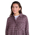 Red - Side - Mountain Warehouse Womens-Ladies Lottie Supersoft Relaxed Fit Shirt
