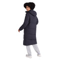 Black - Lifestyle - Animal Womens-Ladies Tess Longline Down Jacket