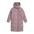Taupe - Front - Animal Womens-Ladies Tess Longline Down Jacket