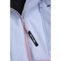 Pale Blue - Close up - Animal Womens-Ladies Juniper Panelled Ski Jacket