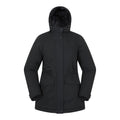 Black - Front - Mountain Warehouse Womens-Ladies Maple Waterproof Padded Jacket