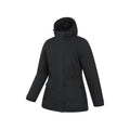 Black - Side - Mountain Warehouse Womens-Ladies Maple Waterproof Padded Jacket