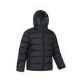 Black - Side - Mountain Warehouse Childrens-Kids Stratus Packable Jacket