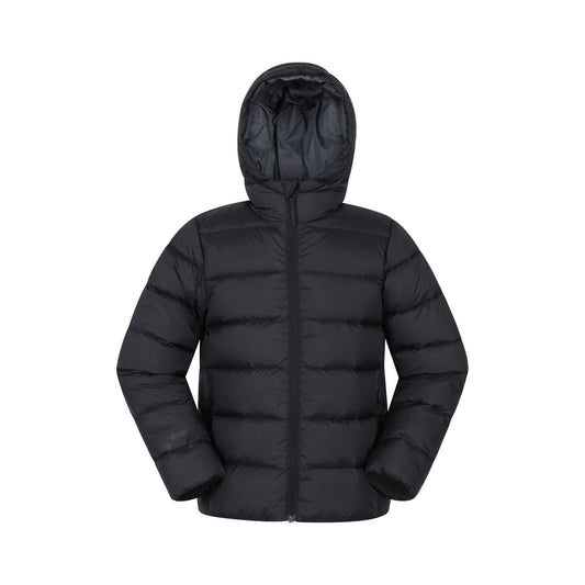 Black - Front - Mountain Warehouse Childrens-Kids Stratus Packable Jacket