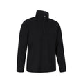 Black - Lifestyle - Mountain Warehouse Mens Farland Fleece Lined Half Zip Midlayer