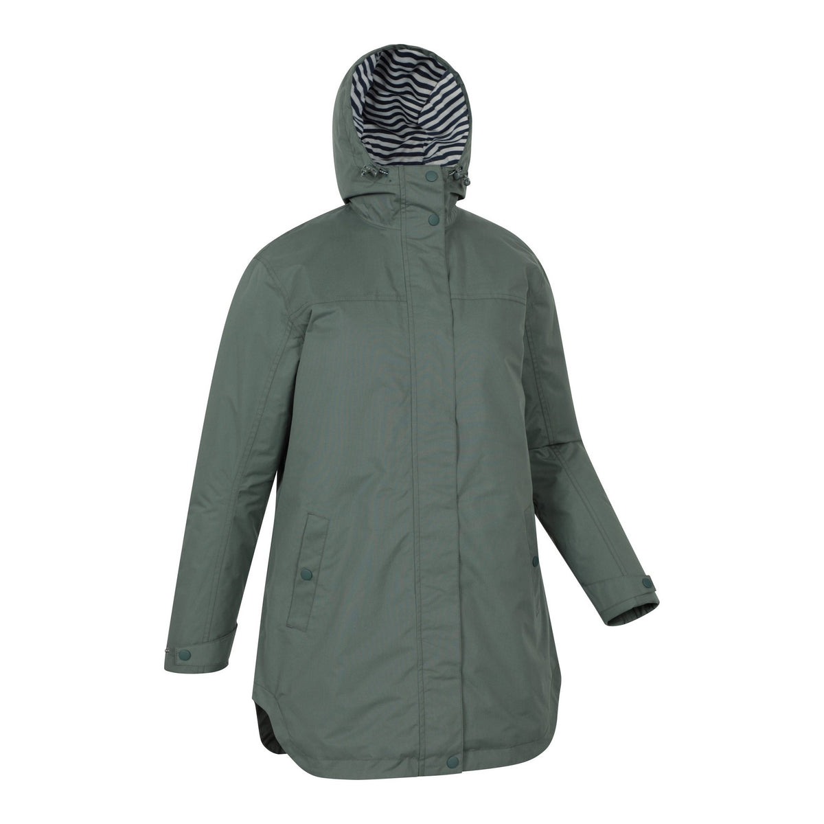 Khaki Green - Lifestyle - Mountain Warehouse Womens-Ladies Riviera Padded Waterproof Jacket