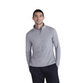 Grey - Front - Animal Mens Touchdown Midlayer