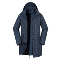 Blue - Front - Mountain Warehouse Womens-Ladies Rain On 3 in 1 Waterproof Jacket