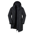 Black - Front - Mountain Warehouse Womens-Ladies Rain On 3 in 1 Waterproof Jacket
