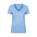 Light Blue - Front - Mountain Warehouse Womens-Ladies Vitality V Neck T-Shirt