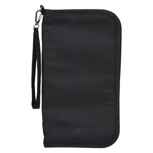 Black - Front - Mountain Warehouse Travel Wallet