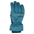 Blue - Side - Mountain Warehouse Childrens-Kids Line Isotherm Hat And Gloves Set