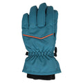 Blue - Pack Shot - Mountain Warehouse Childrens-Kids Line Isotherm Hat And Gloves Set