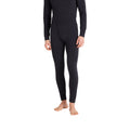 Black - Side - Animal Mens Blaze Base Layer Leggings