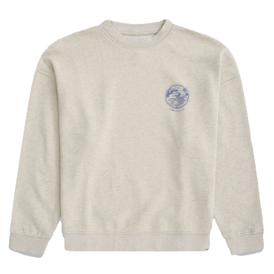 Light Beige - Front - Animal Womens-Ladies Dakota Falmouth Sweatshirt