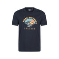 Navy - Front - Mountain Warehouse Mens Peak District Short-Sleeved T-Shirt