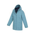 Teal - Side - Mountain Warehouse Childrens-Kids Alaskan 3 in 1 Waterproof Jacket