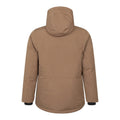 Tan - Back - Mountain Warehouse Mens Marlow Waterproof Parka
