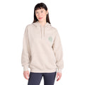 Beige - Front - Mountain Warehouse Womens-Ladies Mountain Collage Relaxed Fit Hoodie