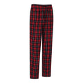 Red - Side - Mountain Warehouse Mens Flannel Lounge Pants