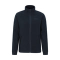 Navy - Front - Mountain Warehouse Mens Bernard II Windproof Fleece Jacket
