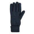 Navy - Back - Animal Mens Drew Faux Fur Lined Knitted Gloves