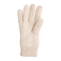 Beige - Back - Animal Womens-Ladies Becky Lined Borg Gloves