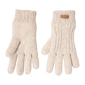 Beige - Lifestyle - Animal Womens-Ladies Becky Lined Borg Gloves