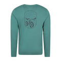 Green - Back - Mountain Warehouse Mens Bike Long-Sleeved T-Shirt