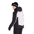 Black - Back - Animal Mens Energy Baffled Baffled Stitching Ski Jacket