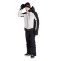 Black - Lifestyle - Animal Mens Energy Baffled Baffled Stitching Ski Jacket