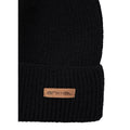 Black - Side - Animal Rowan Beanie