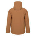 Tan - Back - Mountain Warehouse Mens Langdon Water Resistant Padded Parka