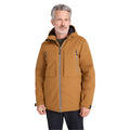 Tan - Lifestyle - Mountain Warehouse Mens Langdon Water Resistant Padded Parka
