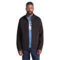 Black - Side - Mountain Warehouse Mens Raso Full Zip Fleece Top