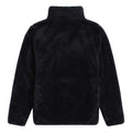 Black - Back - Animal Womens-Ladies Teddy Fleece Half Zip Jacket