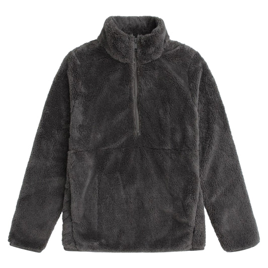 Khaki - Front - Animal Womens-Ladies Teddy Fleece Half Zip Jacket