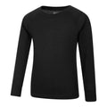 Black - Side - Mountain Warehouse Childrens-Kids Talus Base Layer Top (Pack of 2)